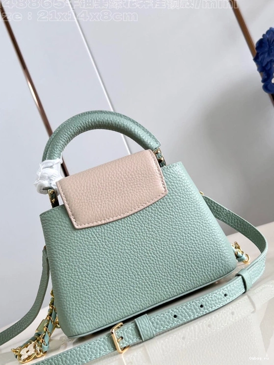 MINI-21*14*8CM CAPUCINES LOUIS VUITTON 0814